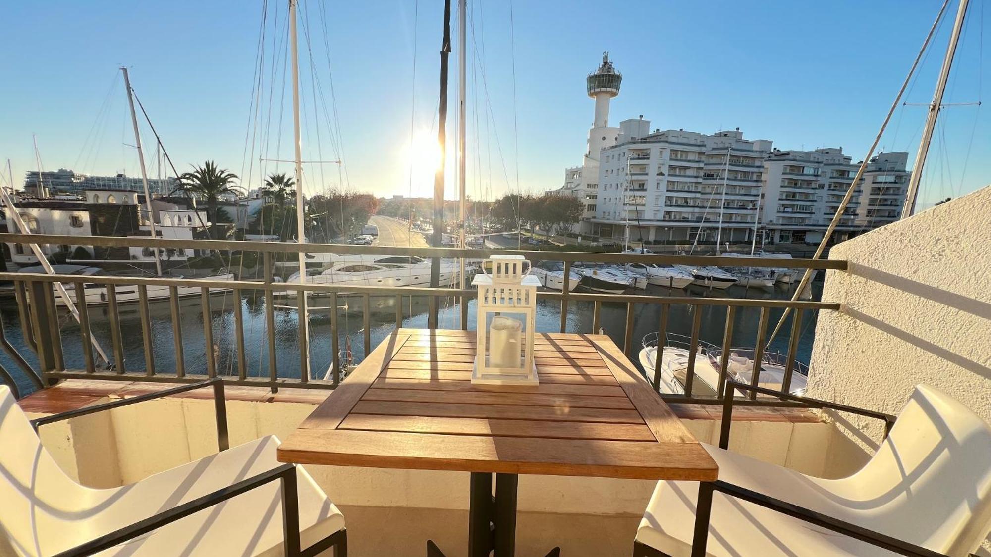 Estudio Frente Al Canal Con Terraza Empuriabrava Extérieur photo